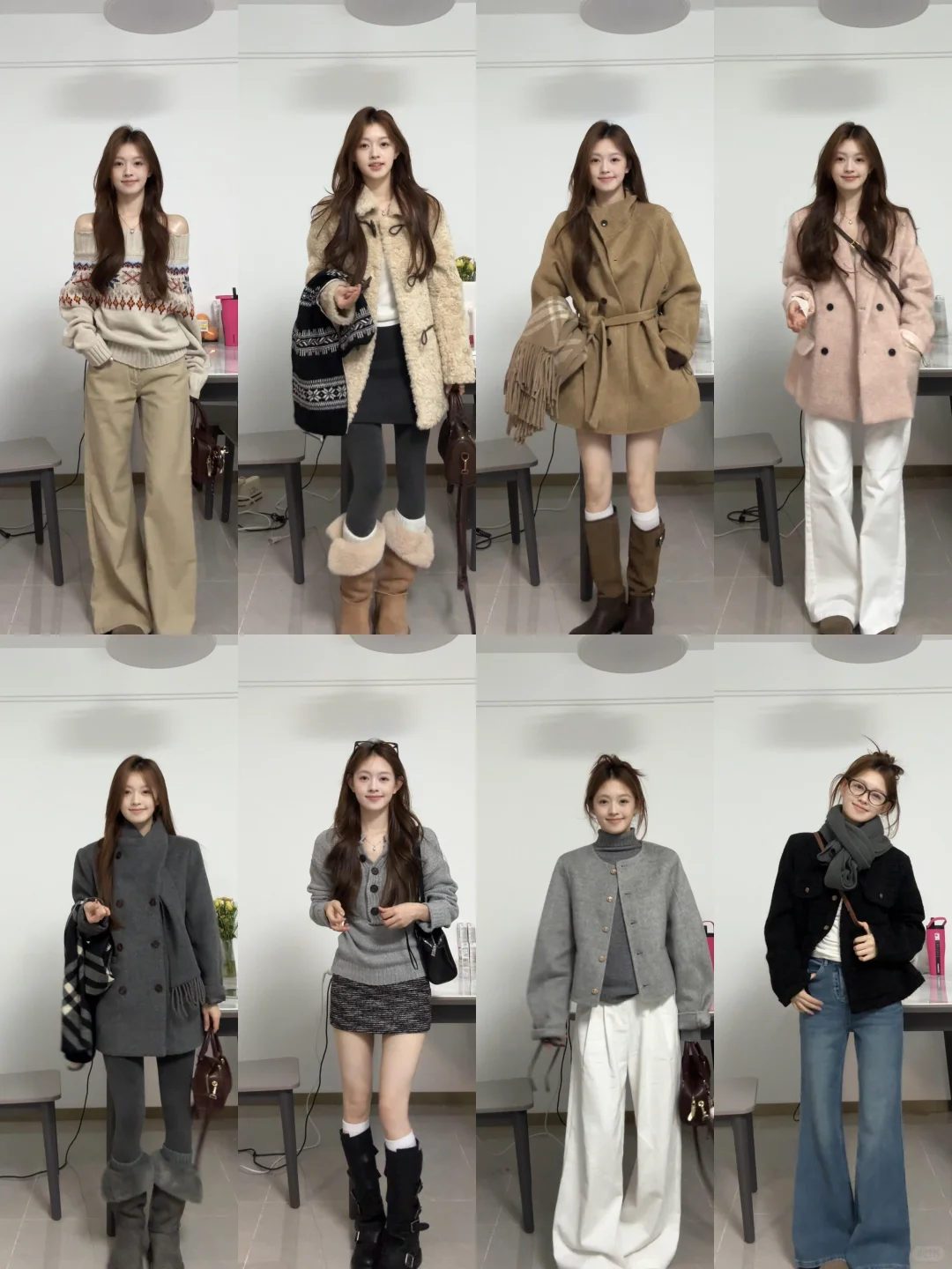 复古又韩系的韩系穿搭！😍