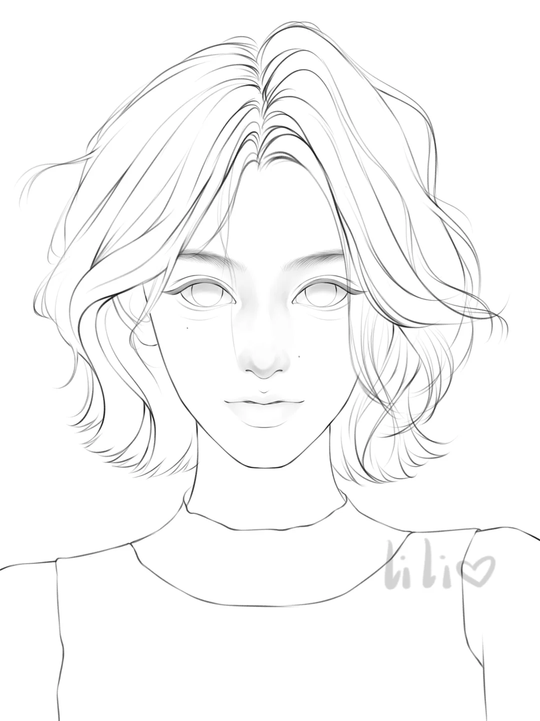 半厚涂线稿来啰