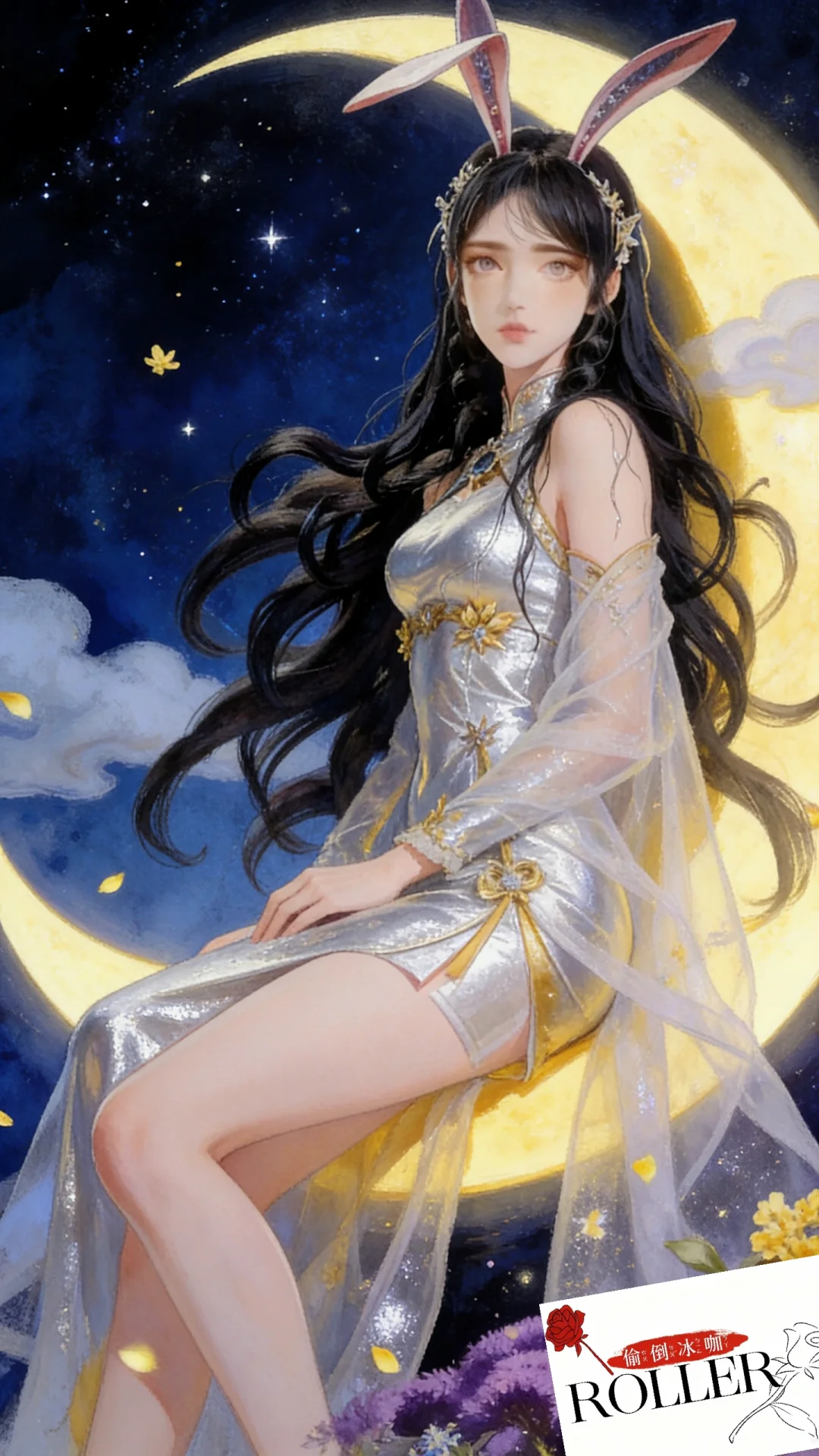 厚涂风江楠楠配《月亮仙女》