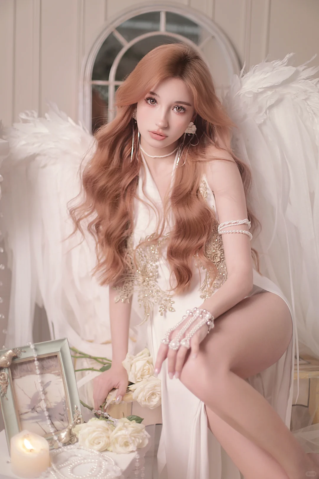 怎么会有人美得跟精修一样呀😭天使降临☁