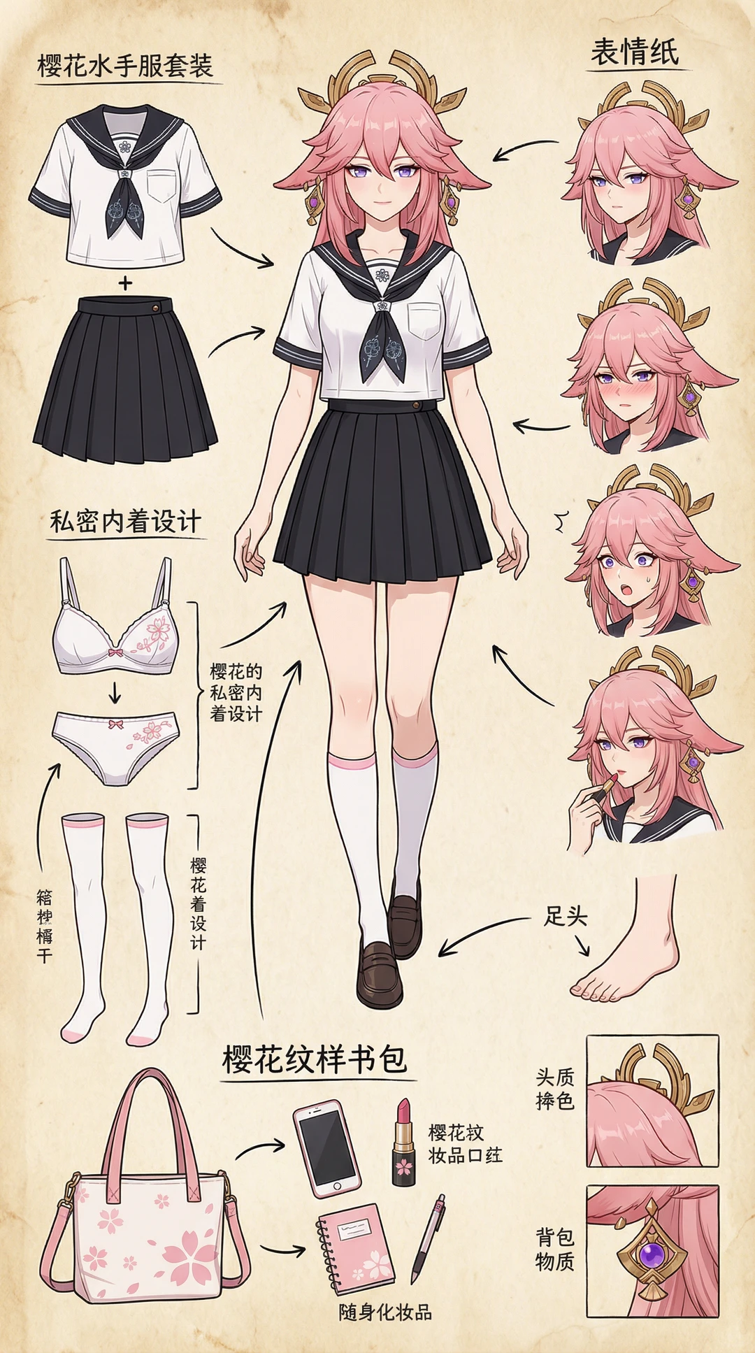 [八重神子]神子大人的穿搭拆解[特别篇]