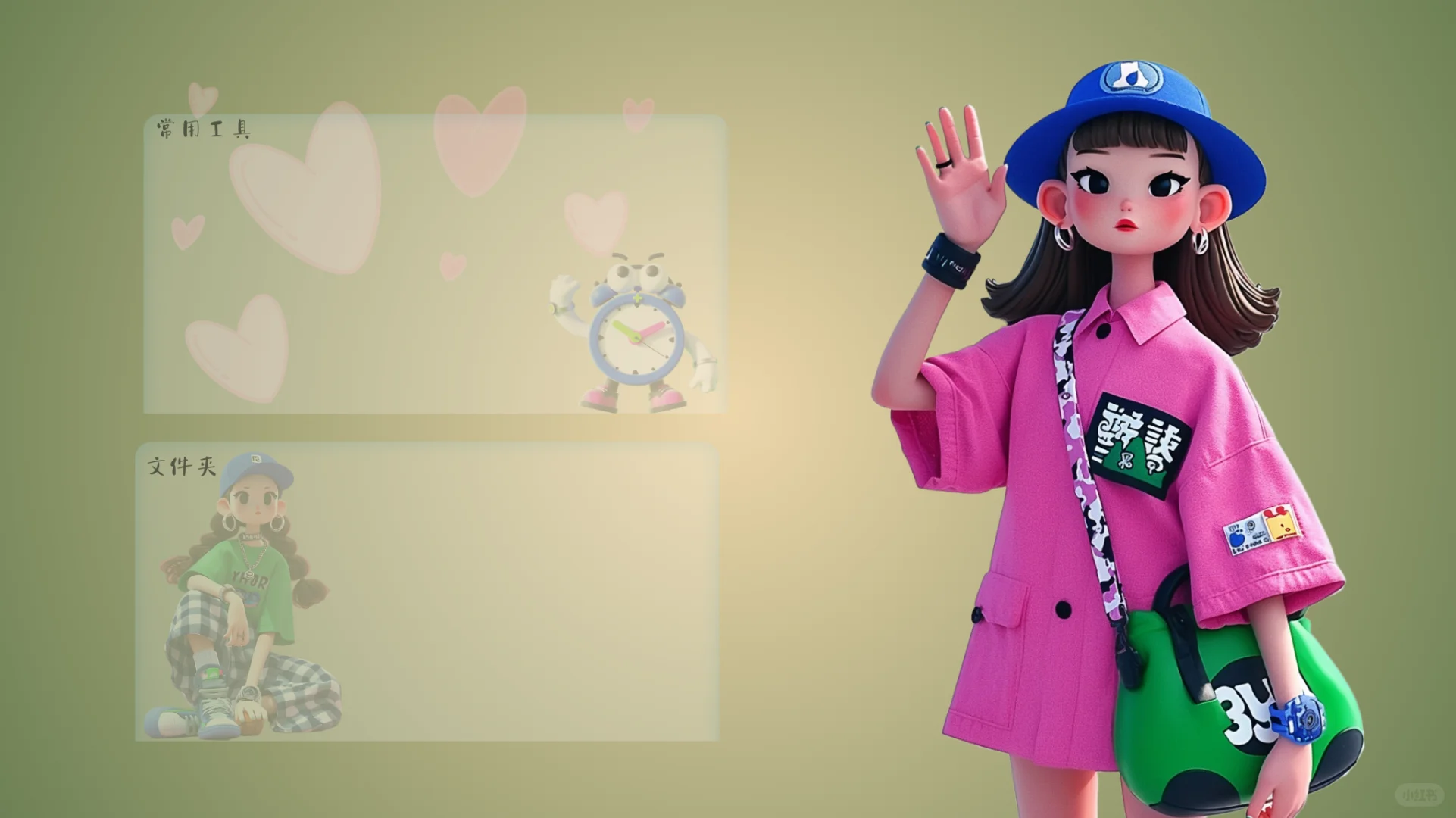 电脑锁屏桌面套图