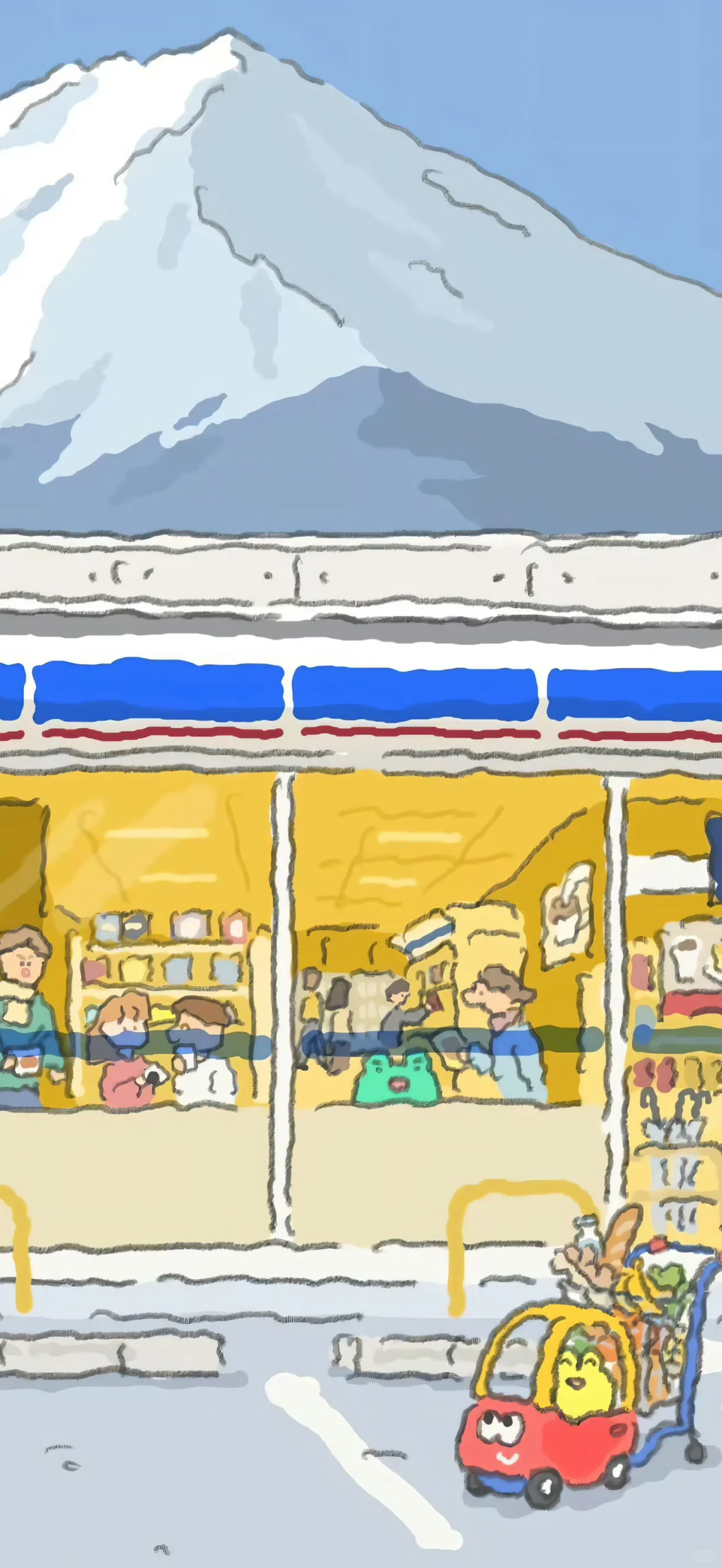 20251204手机壁纸｜很难不爱的插画壁纸～