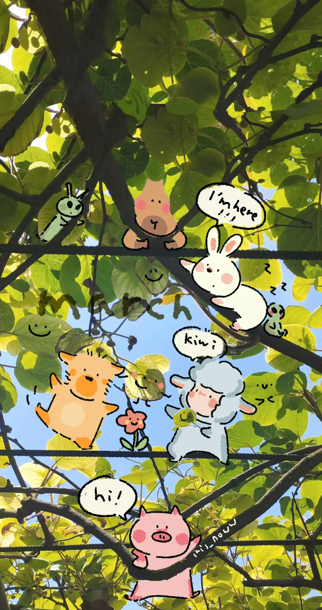 治愈系｜季节萌宠贴贴壁纸✨