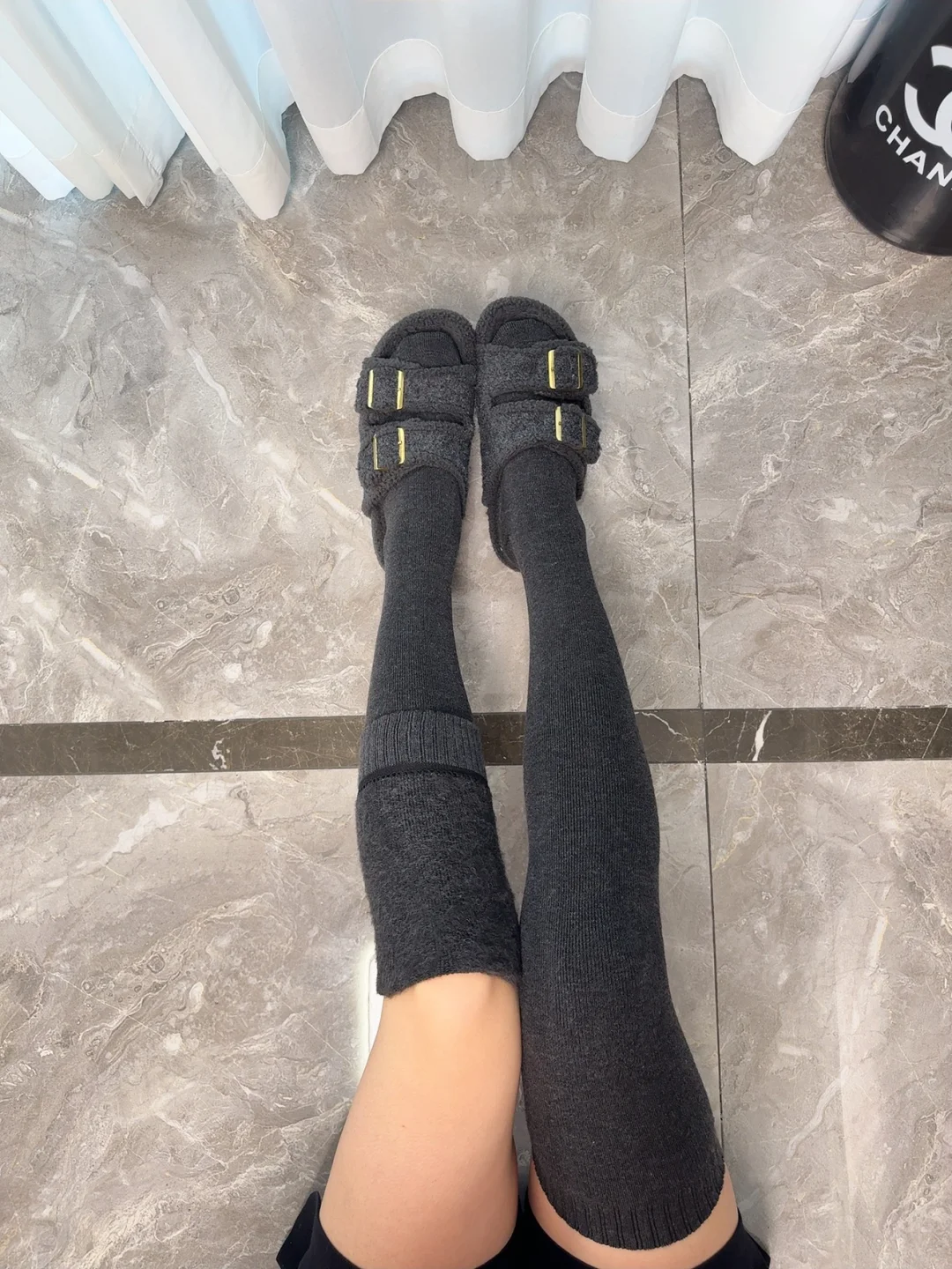 老寒腿深冬保暖过膝袜！