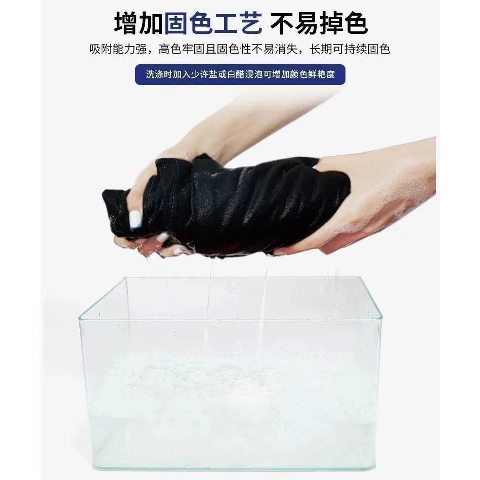 复古天丝蓝色直筒阔腿裤