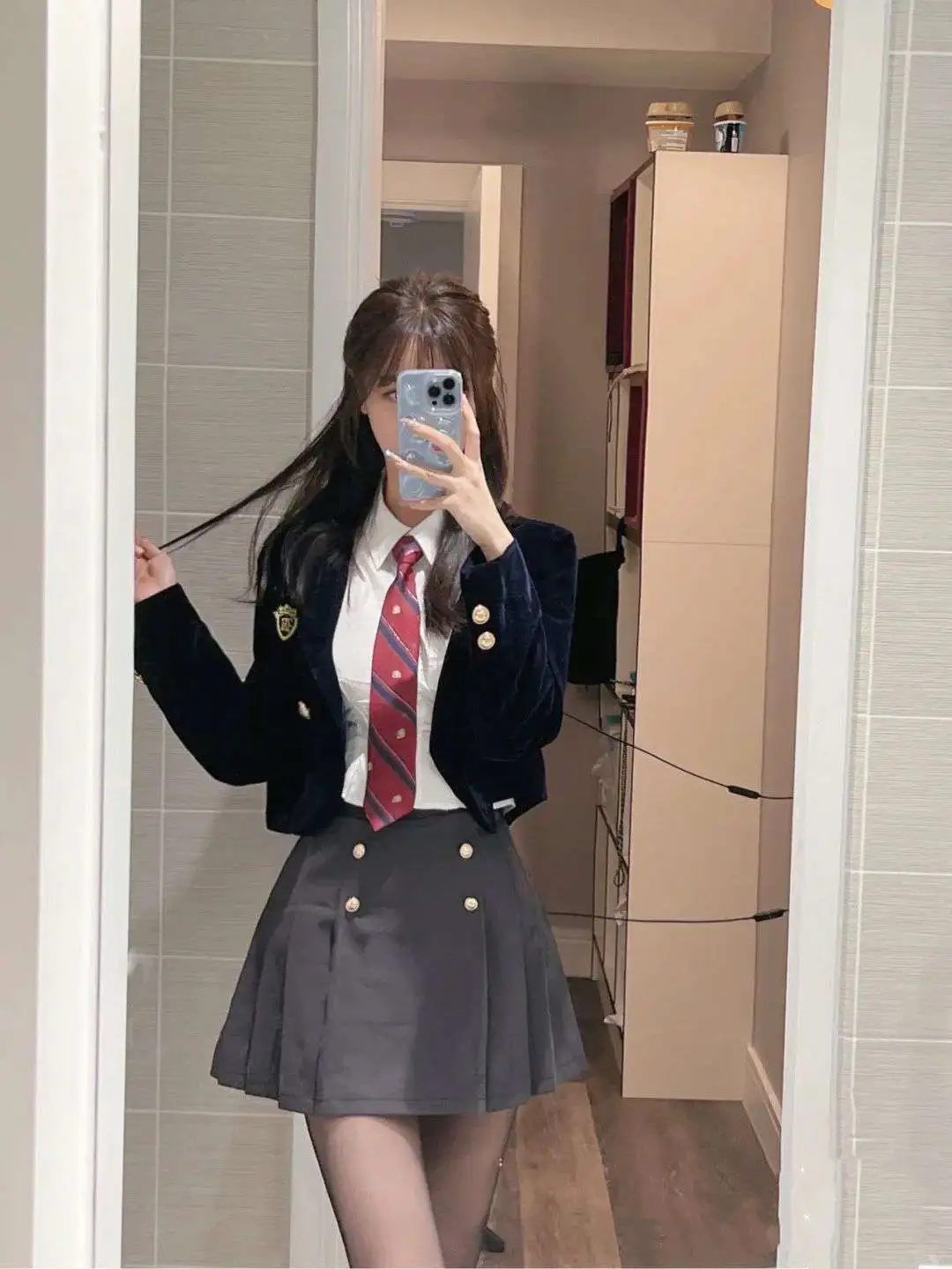 ins甜妹jk穿搭～