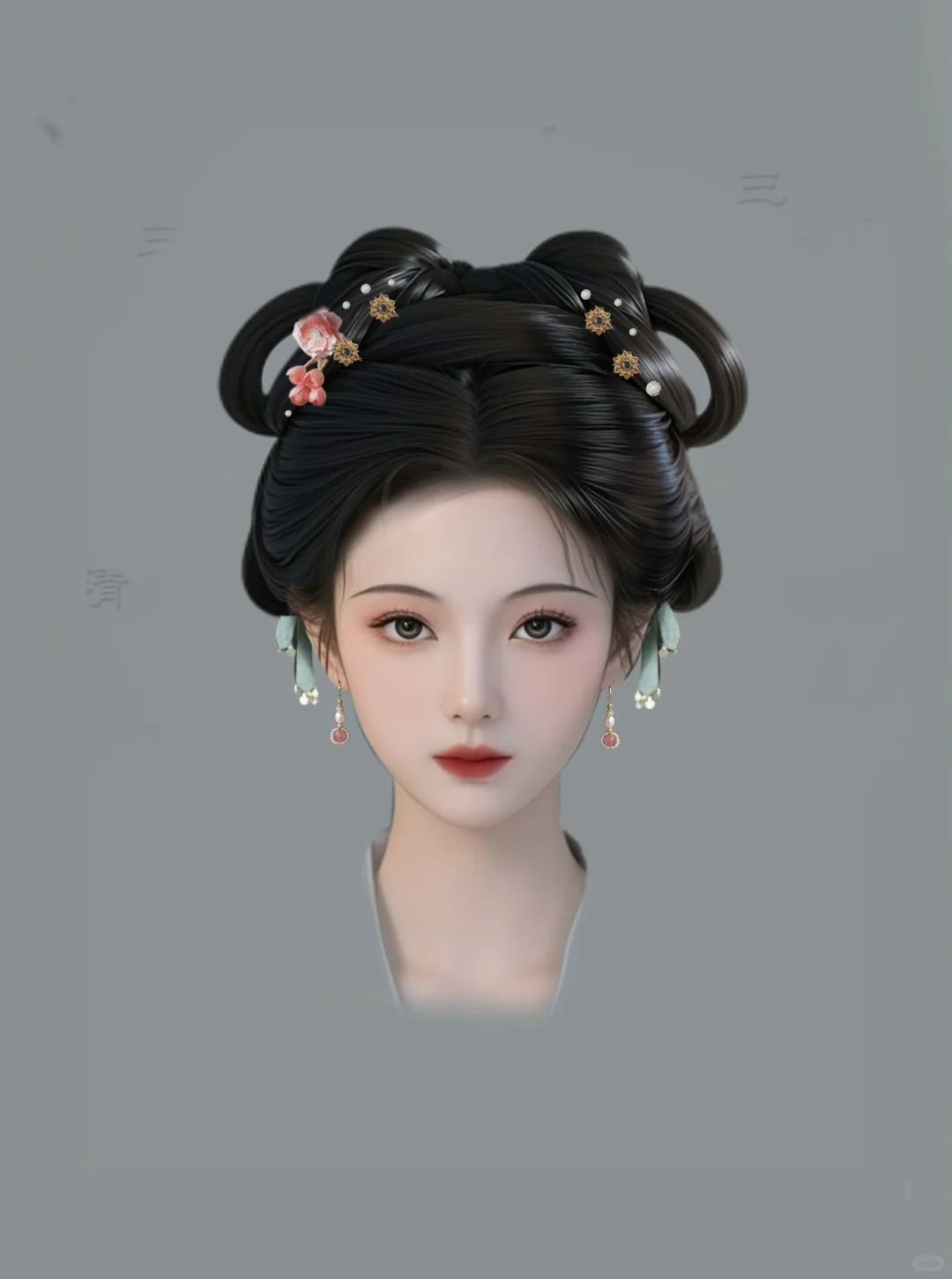 装扮电子头模-架空版浣碧（9套造型）