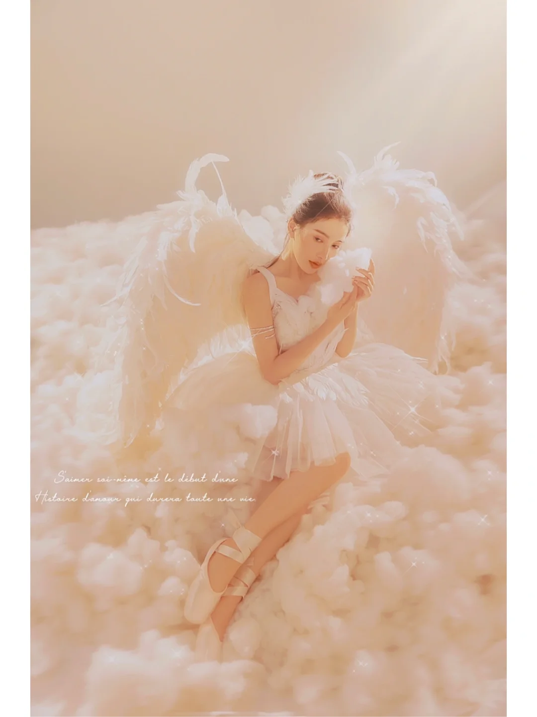 闯入云端☁️的天使｜少女心炸裂的天使写真