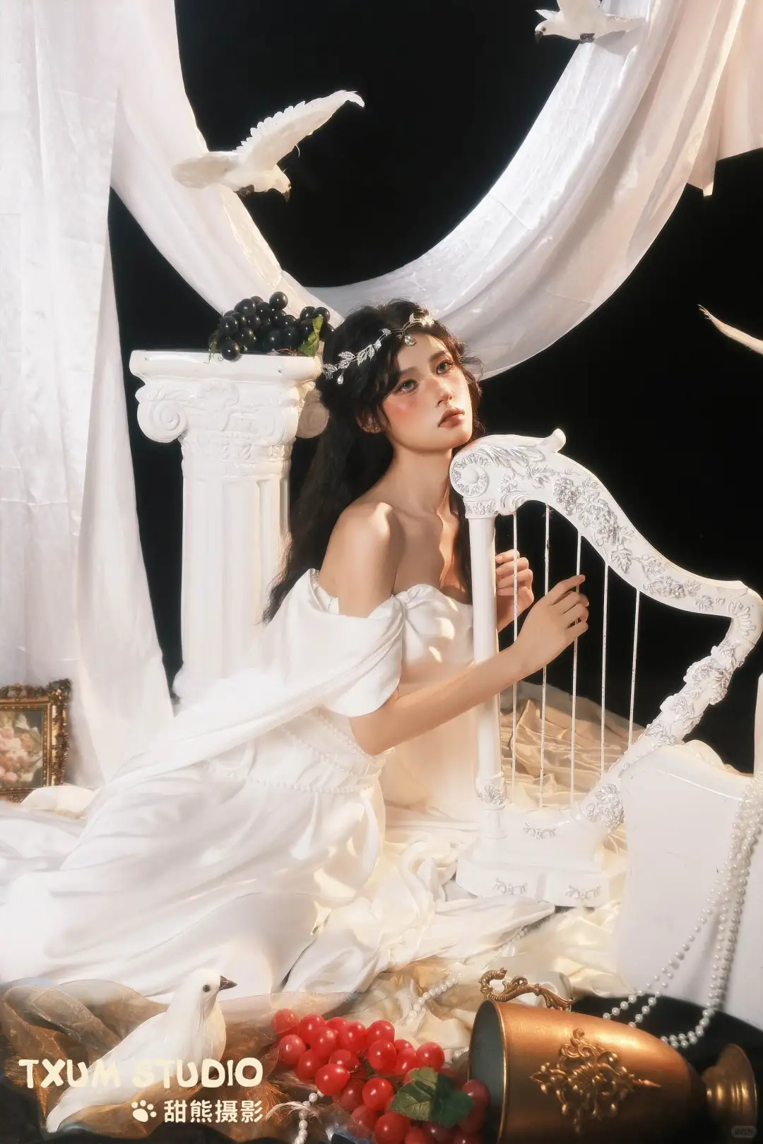 神圣感天使写真🎀神明女孩的超凡之美!