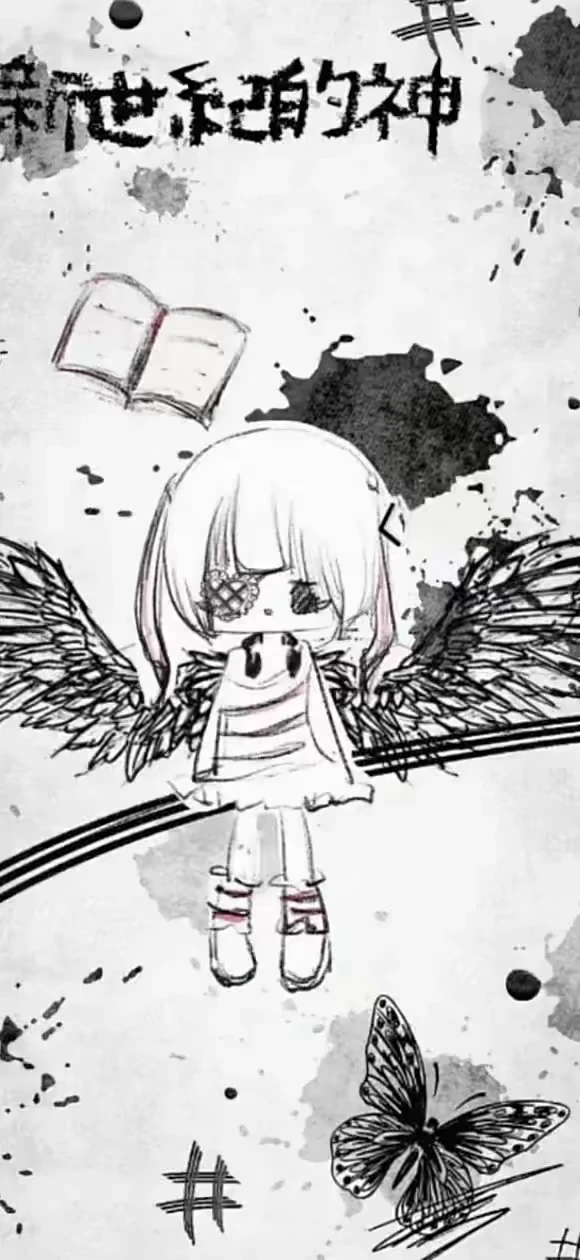 Share|权威黑白漫稿壁纸