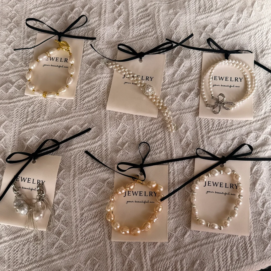 价格不过百天然珍珠手链，有你喜欢的吗～