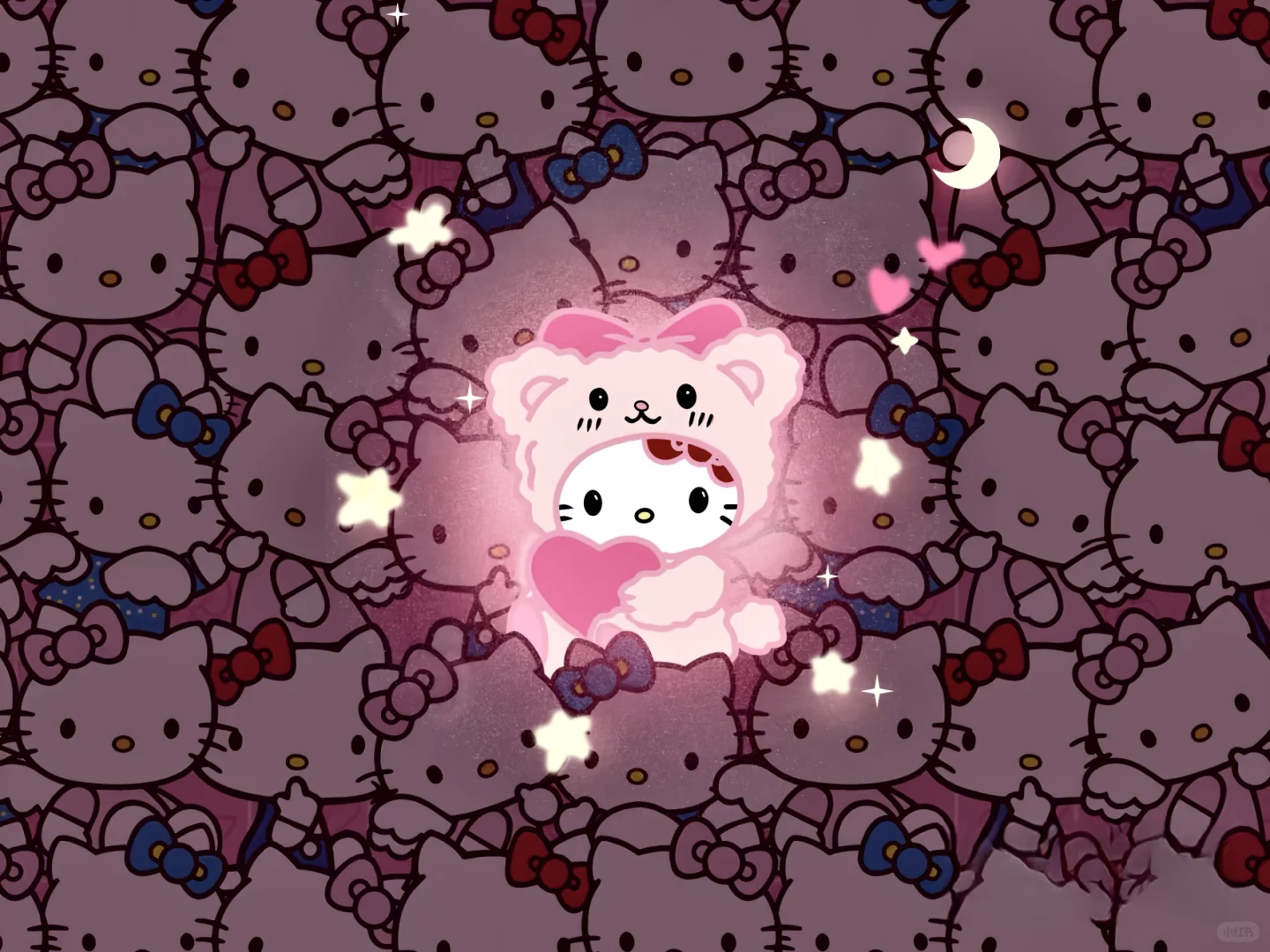 𝐢𝐩𝐚𝐝壁纸 ｜Hellokitty☆ ͡   ⸝⸝🧫  ｡𖦹