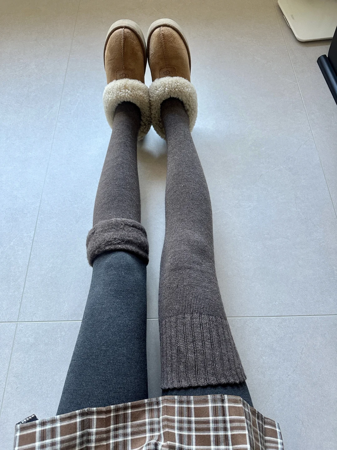 穿到大腿根的孕妇过膝袜！170高妹也能穿🥵‼️