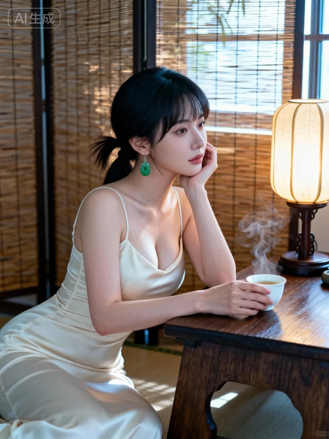 🔥新中式纯欲风AI提示词｜4组直接抄！