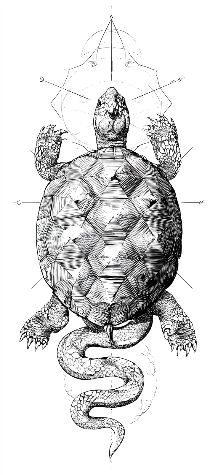 【四大神兽-玄武】手机壁纸