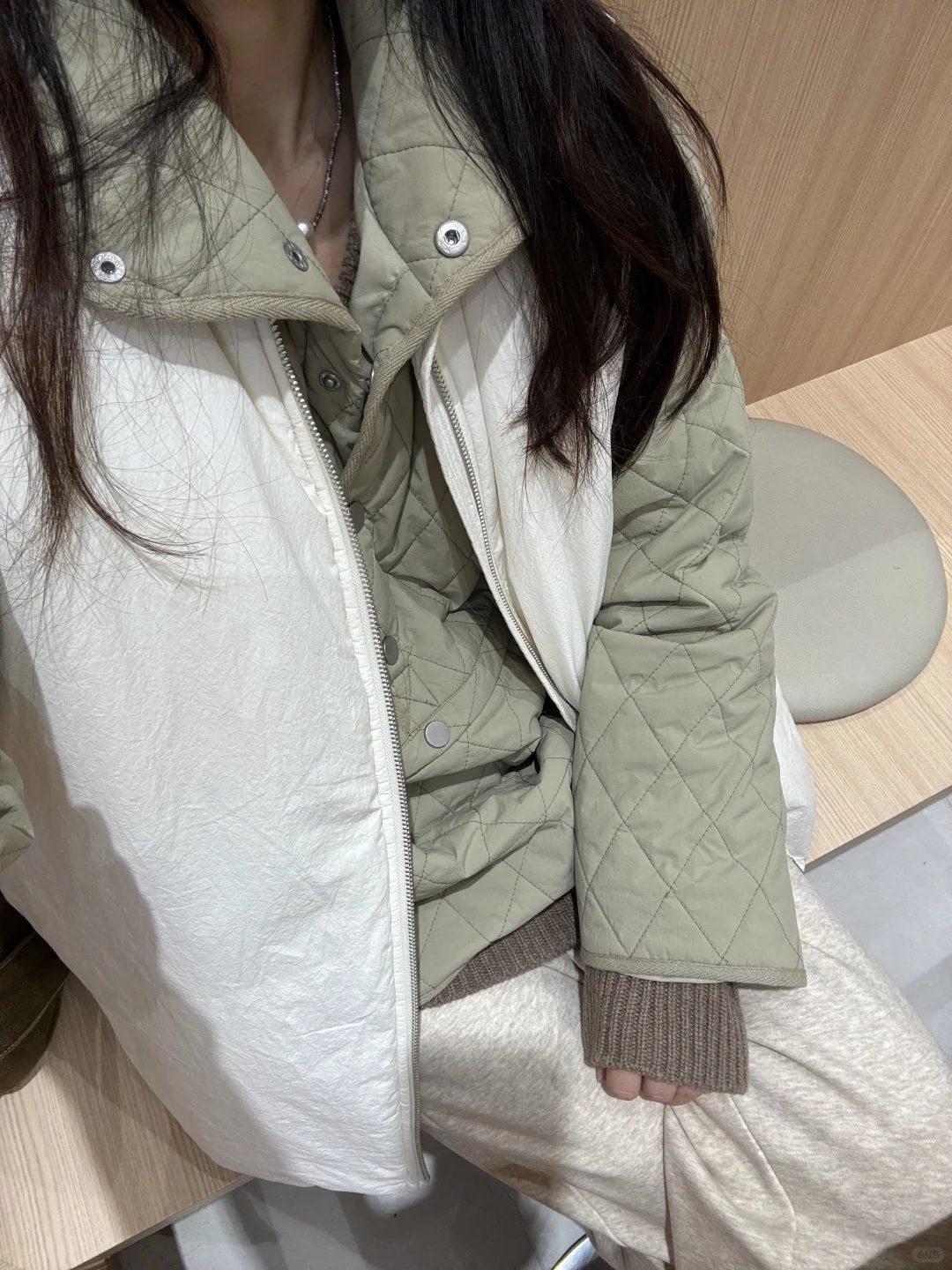 暖冬必备 马甲配棉服