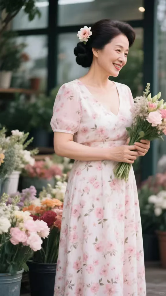 成熟魅力风暴，48岁的阿姨照亮生活