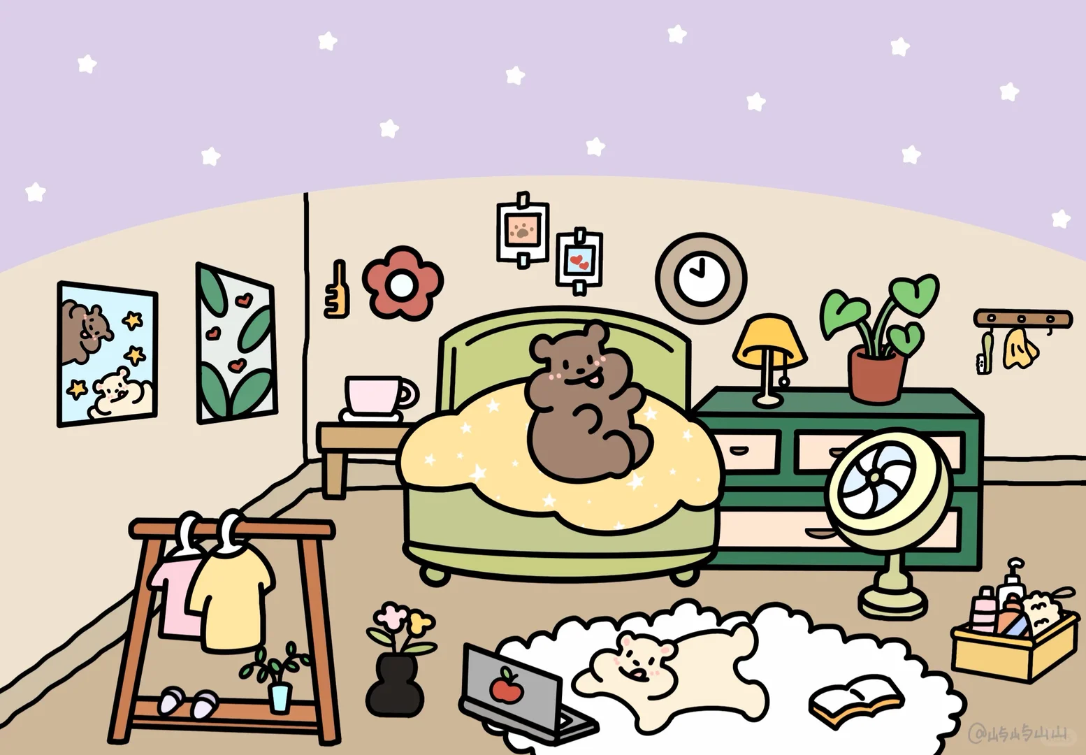 温暖小窝⍤ 𓇼平板壁纸套图 ✿