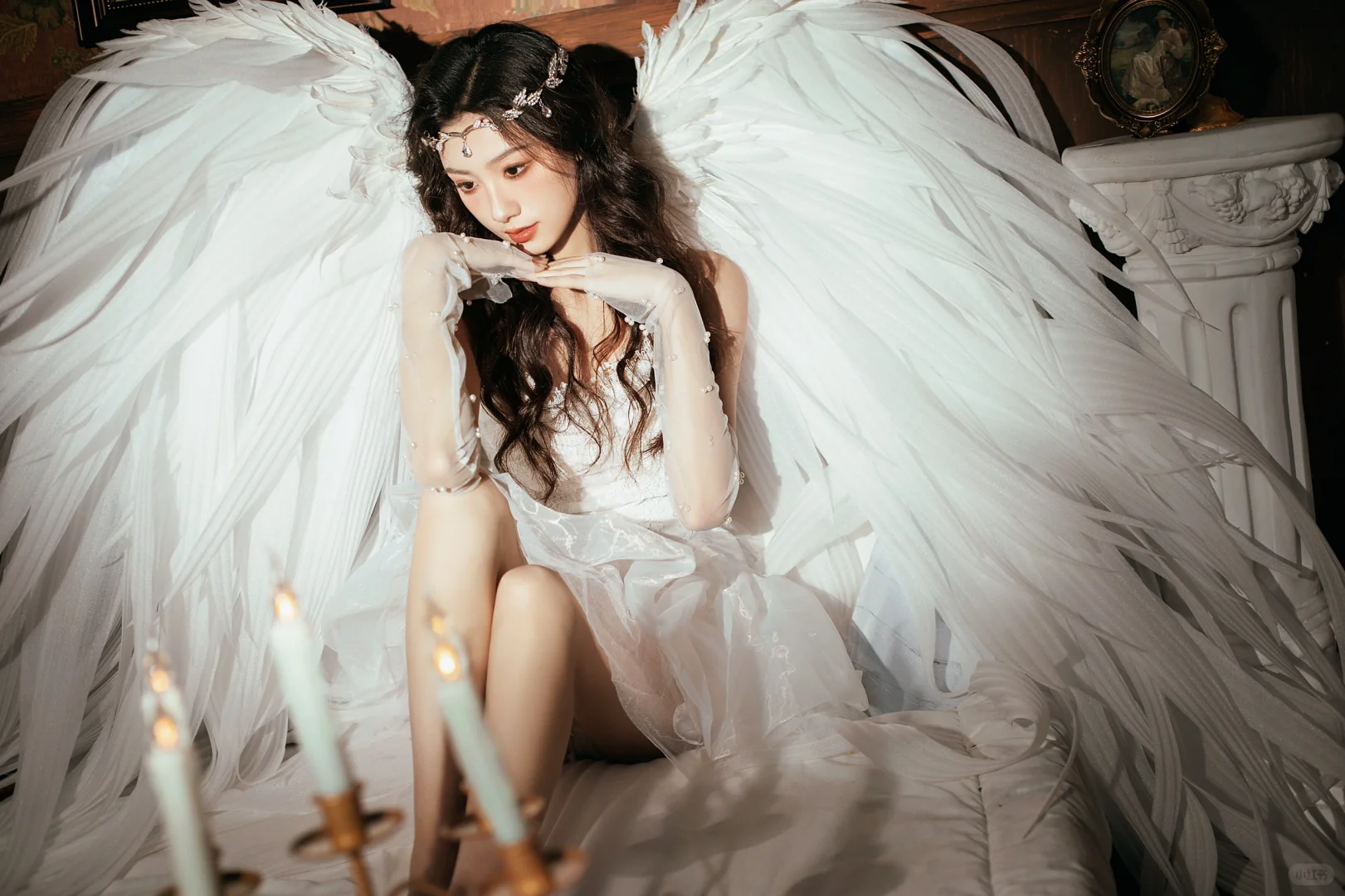 “ 降落人间的救赎之神 ” 复古氛围感写真