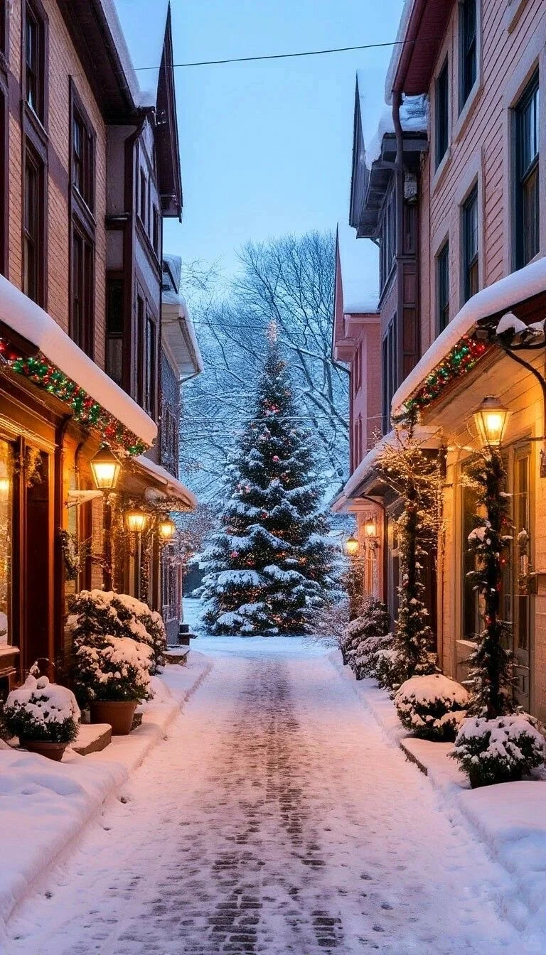 一组ins风圣诞雪景❄️