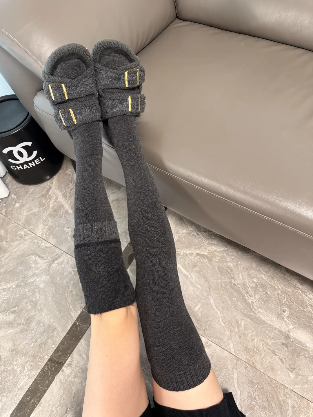 老寒腿深冬保暖过膝袜！