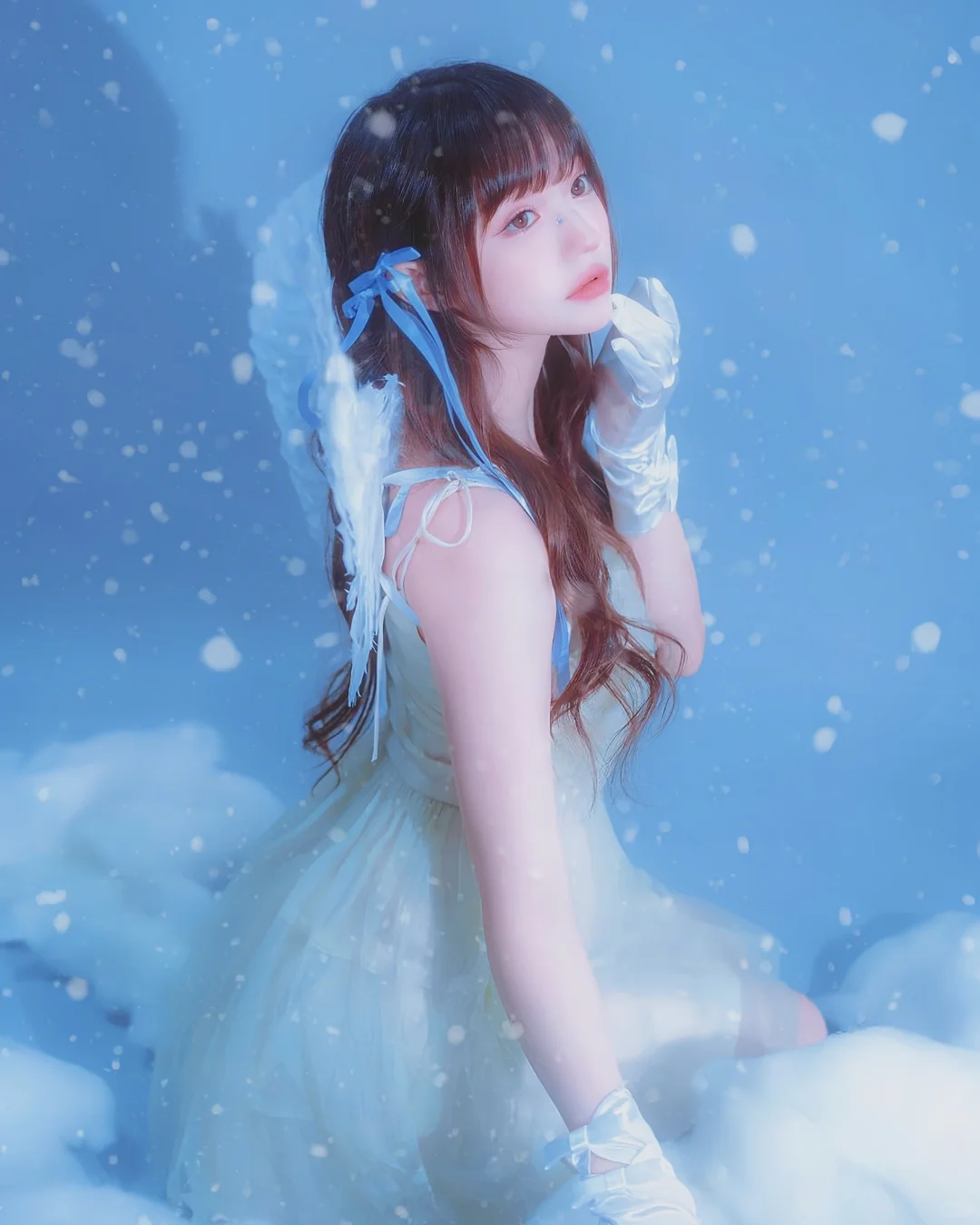 今天是朦胧的天使装