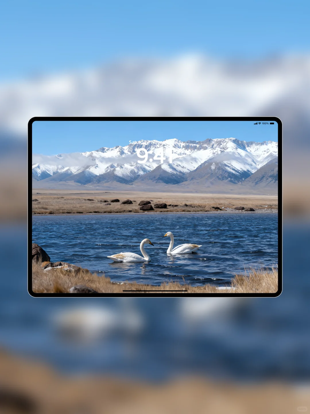 壁纸 S014 | 有一种蓝叫赛里木湖蓝