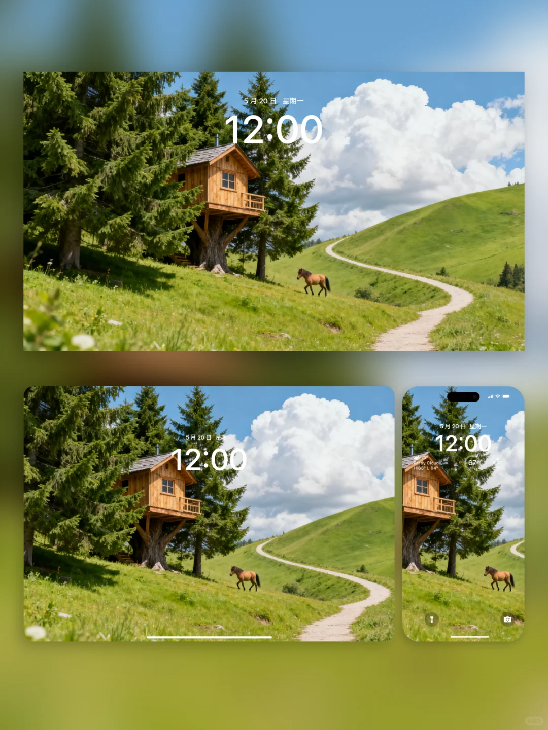 电脑壁纸 A-10山野小屋