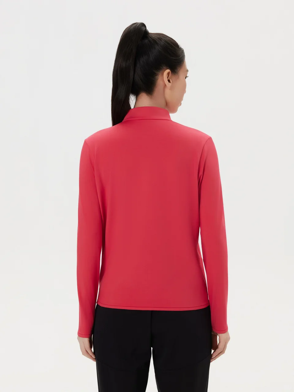 可隆｜女士拉绒半拉链长袖T恤 当季新品！