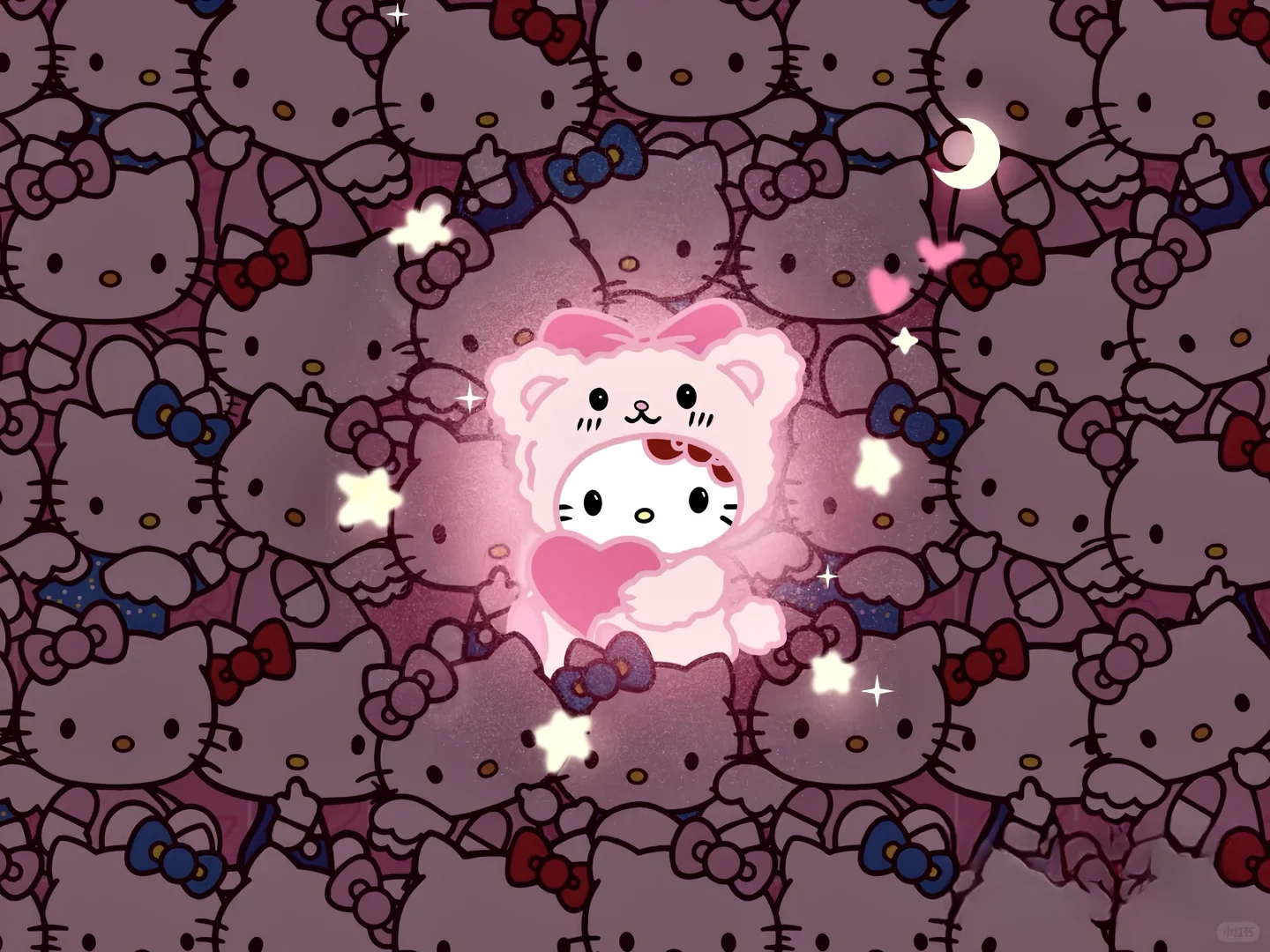𝐢𝐩𝐚𝐝壁纸 ｜Hellokitty☆ ͡   ⸝⸝🧫  ｡𖦹