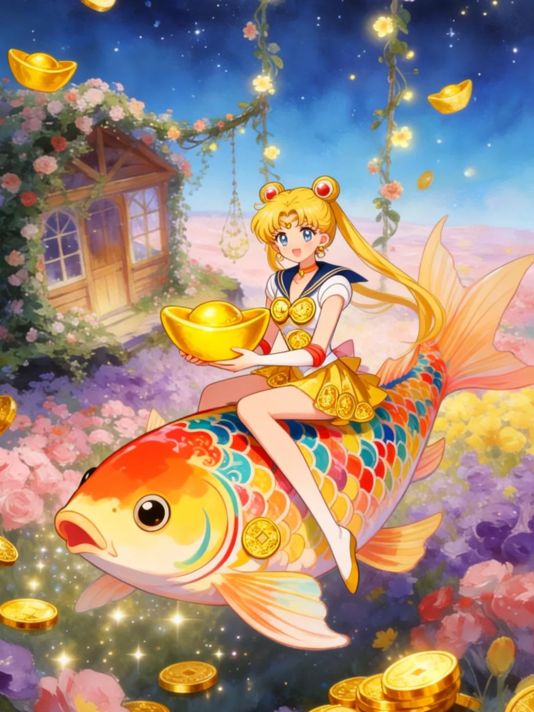 美少女战士、锦鲤