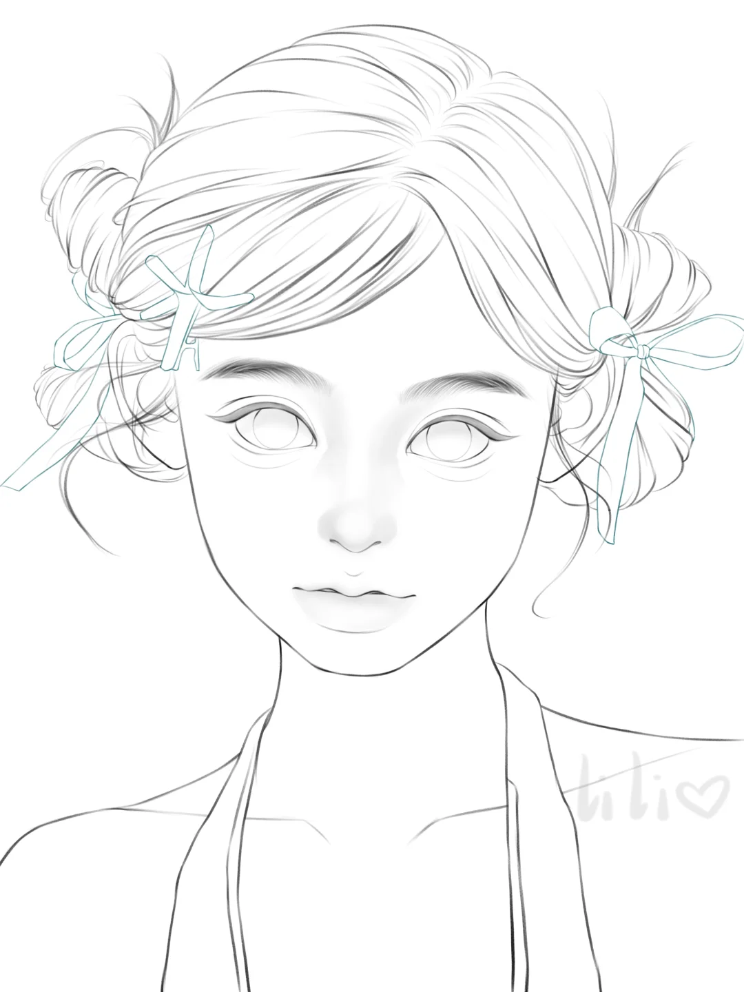 半厚涂线稿来啰