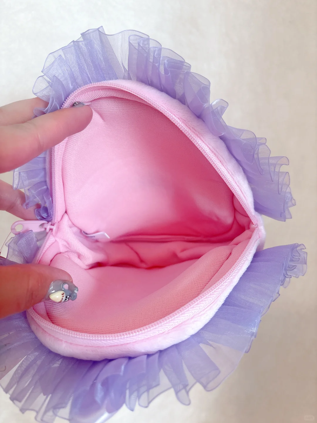 梦幻到尖叫！双子星蕾丝花边收纳包绝美出