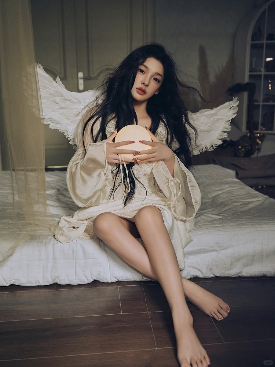 必拍❗所有女生都无法抗拒的光影天使写真