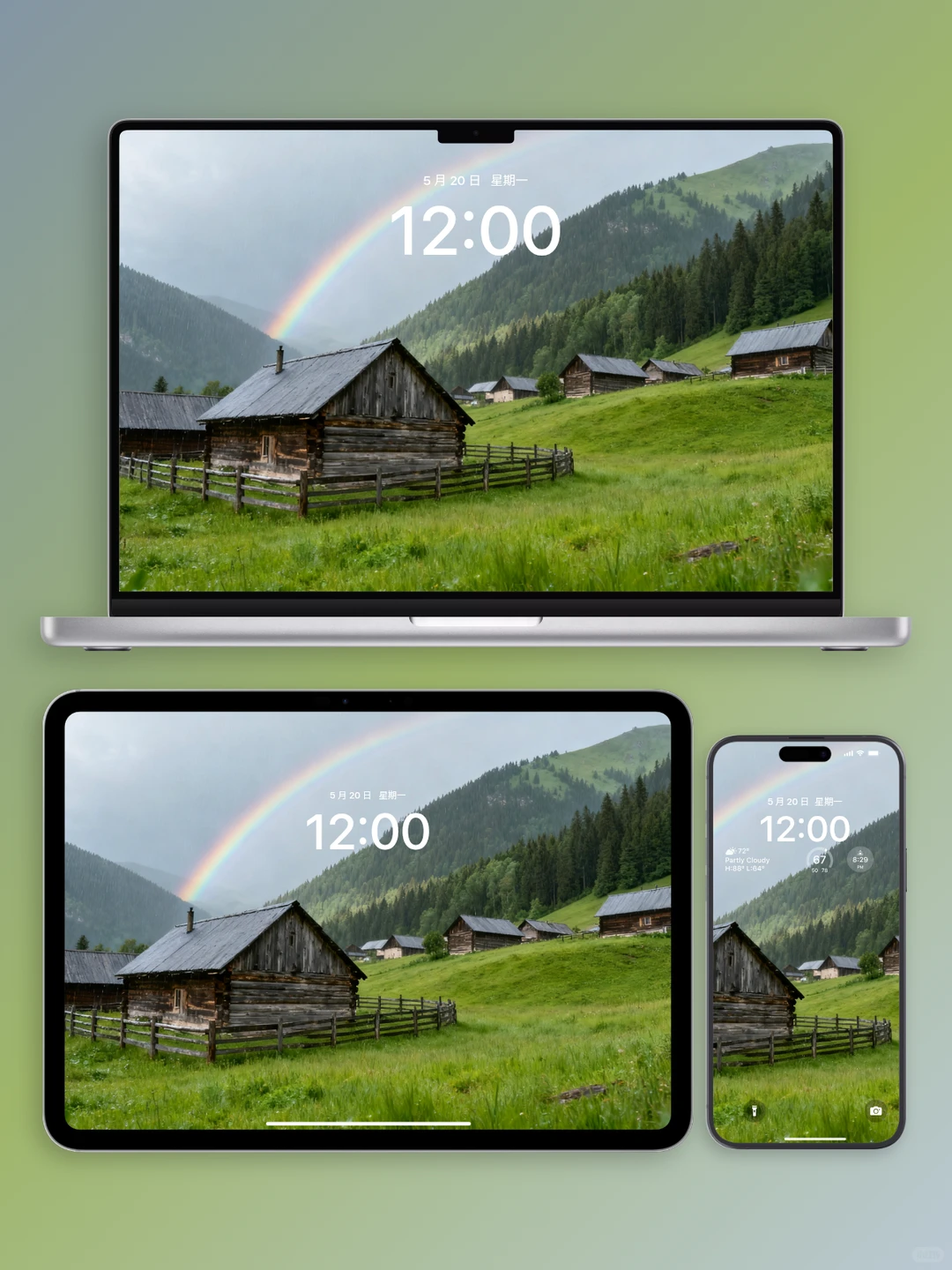 电脑壁纸 A-10山野小屋