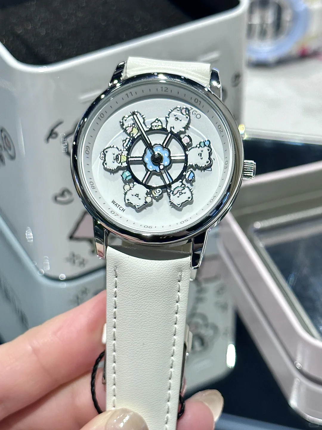 是可可爱爱会旋转的线条小猫🐱⌚️