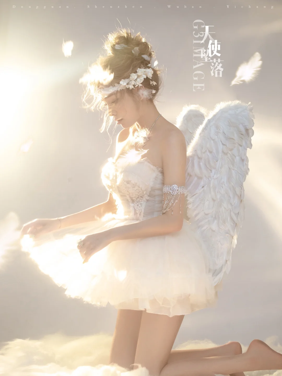 逆光而来✨天使坠落人间🧚🏼‍♀️｜天使写真