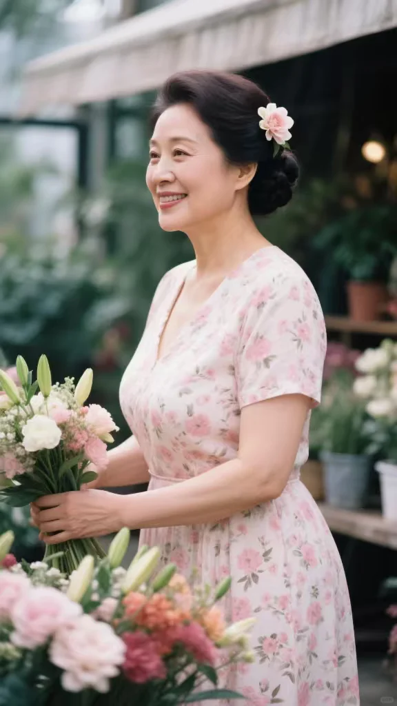 成熟魅力风暴，48岁的阿姨照亮生活