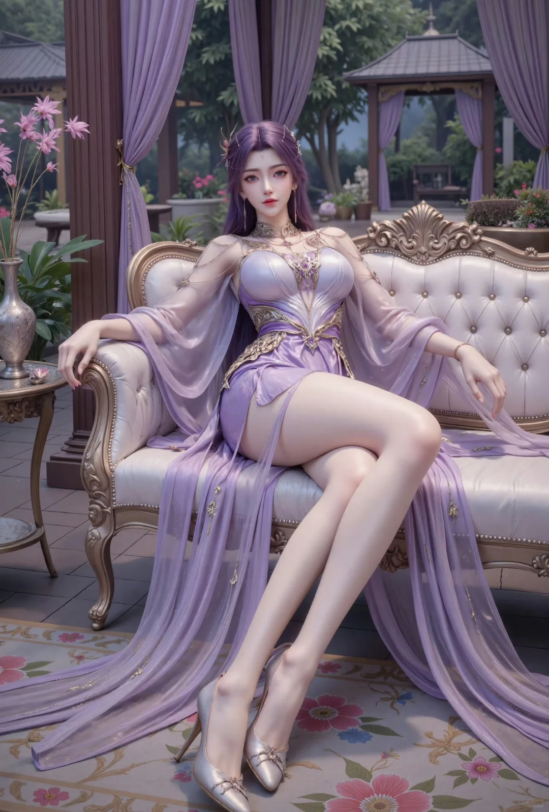 国漫女神性感美腿对比，好身材大长腿高颜值