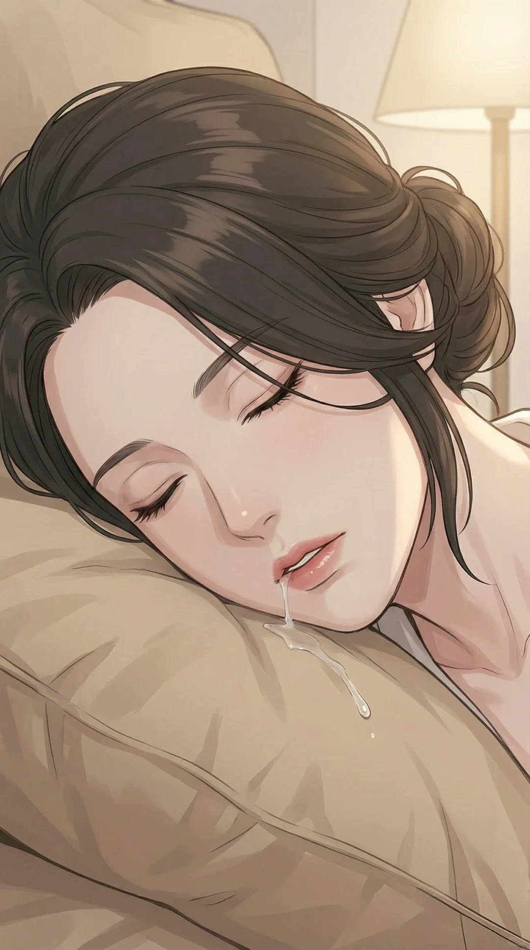 休息在家沙发上睡觉，敲门声响起