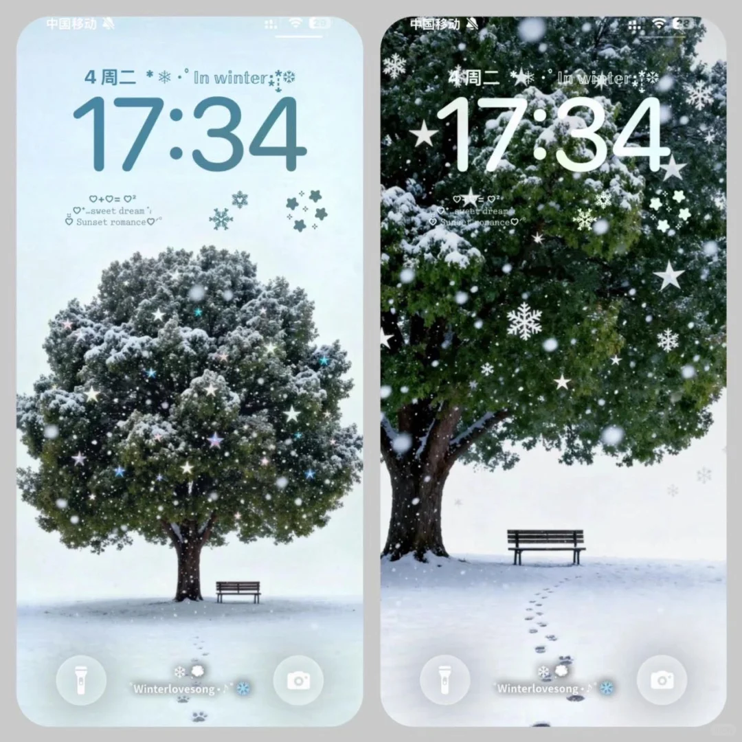 🌳 .❄️冬雪 一棵冬日星星树🌲🌨️