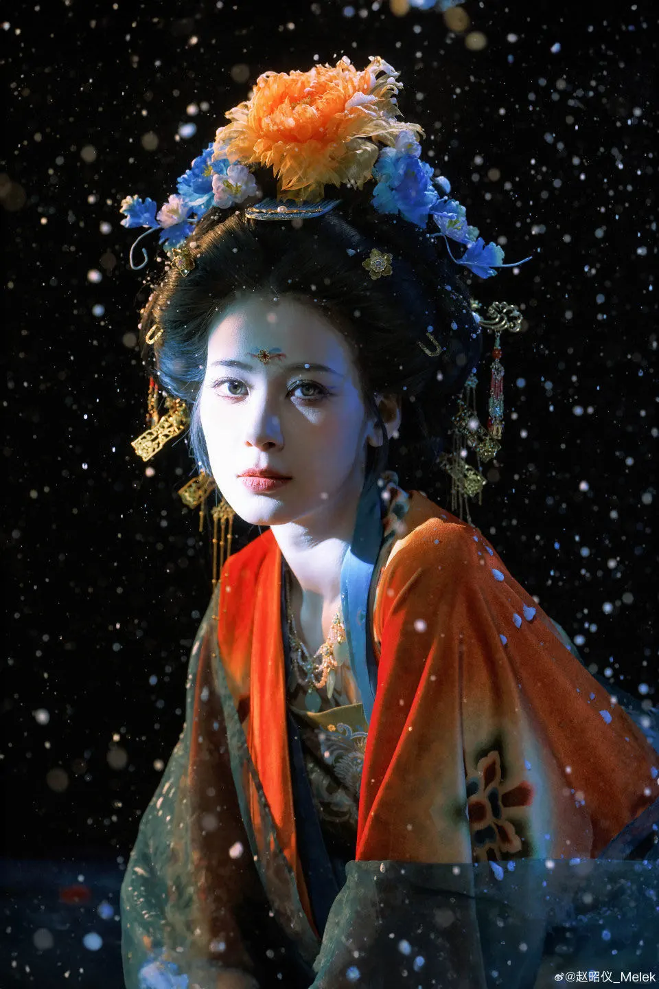 赵昭仪向花少团喊话：下次一起全员古装出街