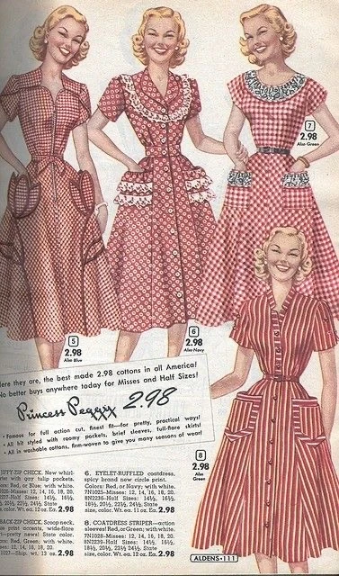 1950年代美国女性穿搭