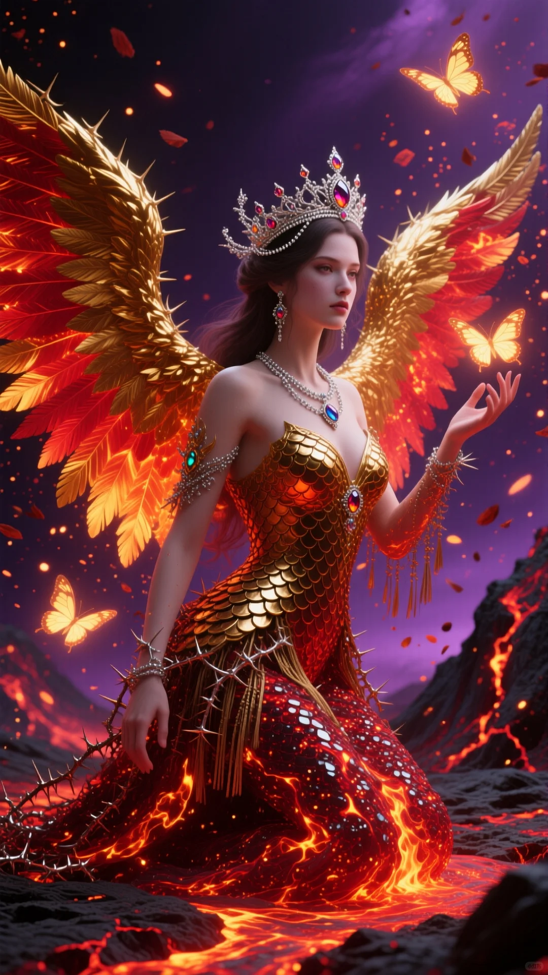 AI绘图打卡~白色精灵，纯洁与优雅的象征✨