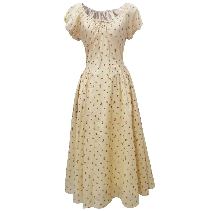 油画里走出的仙女🌸碎花裙太美