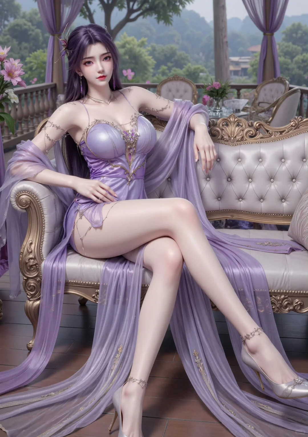 国漫女神性感美腿对比，好身材大长腿高颜值