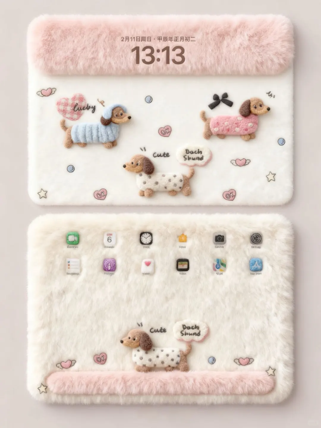 降温了！快给你的ipad换上毛茸茸壁纸吧~