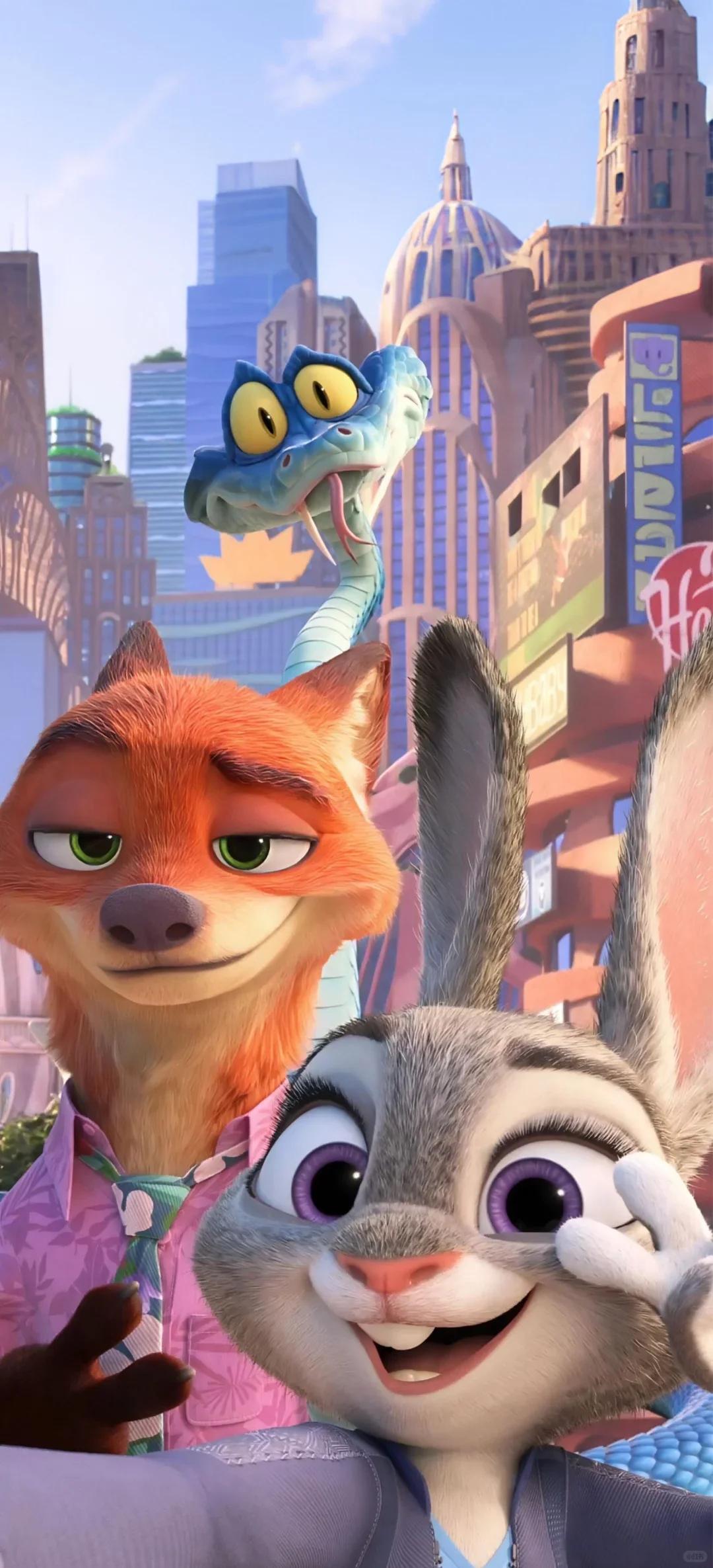 是谁还没用上尼克和朱迪的壁纸！！