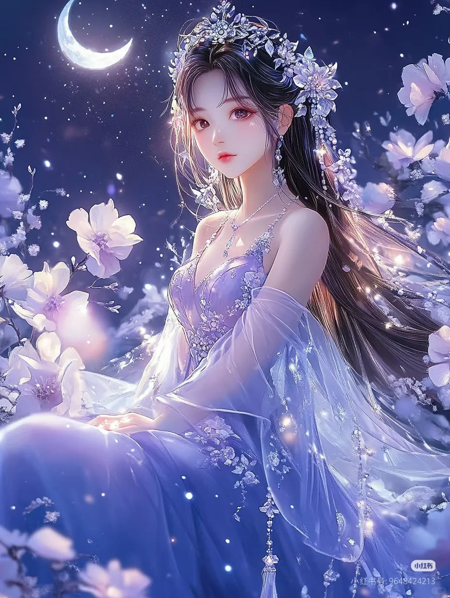 梦幻| 紫色 唯美动漫头像贴纸